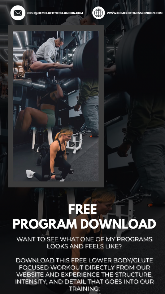 FREE DOWNLOAD – LOWER BODY / GLUTE FOCUSED DAY