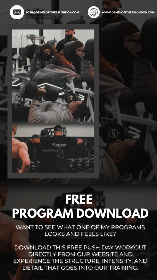 FREE DOWNLOAD – PUSH DAY / CHEST FOCUSED DAY