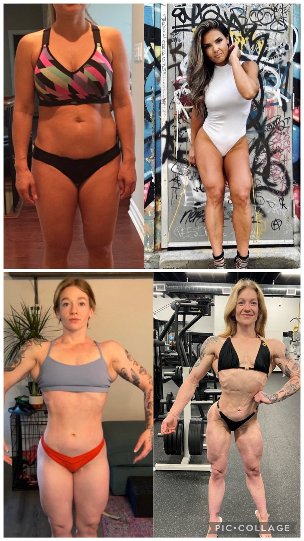 Compilation of two women who have all gone through health and body improvements at the DeMelo Fitness gym. Both women are trainers at the gym
