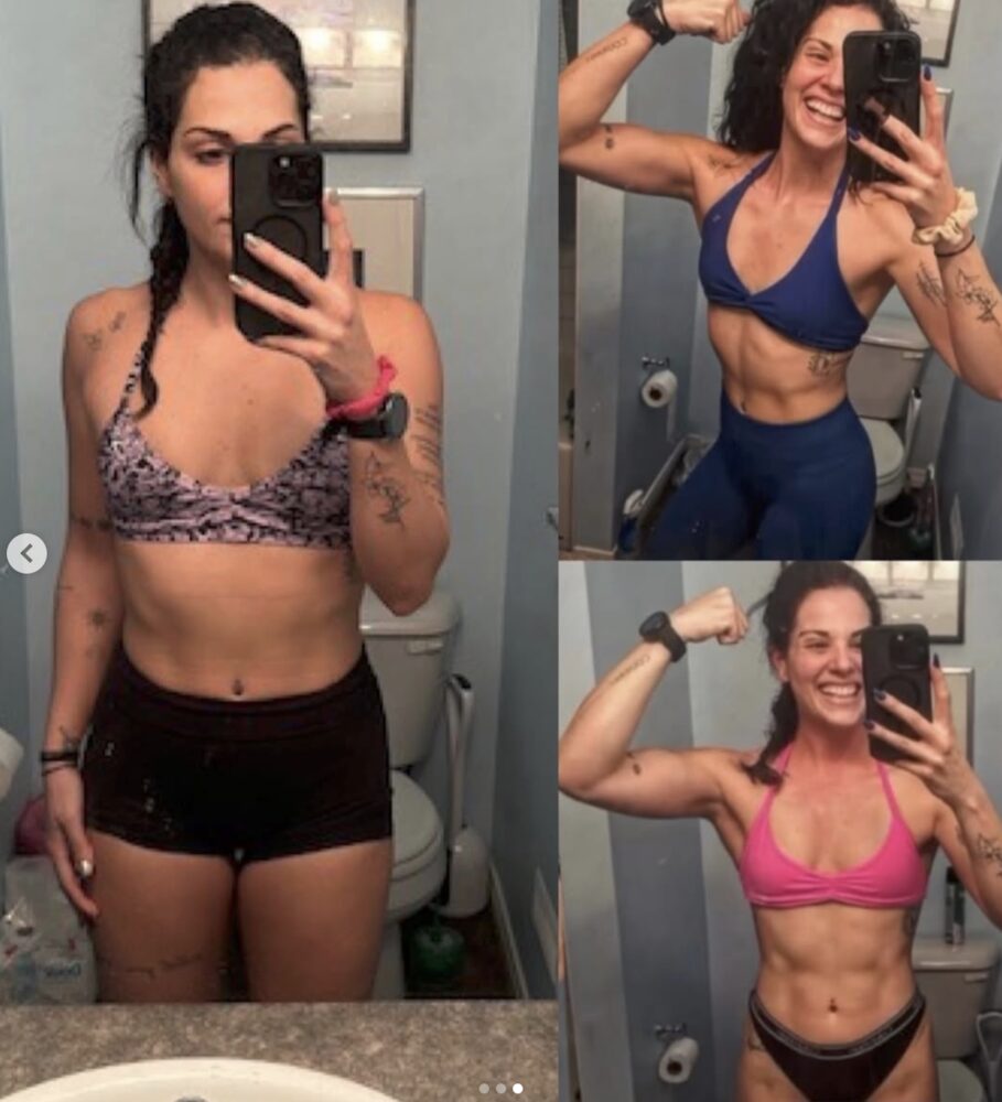 Real DeMelo Fitness member before and after transformation