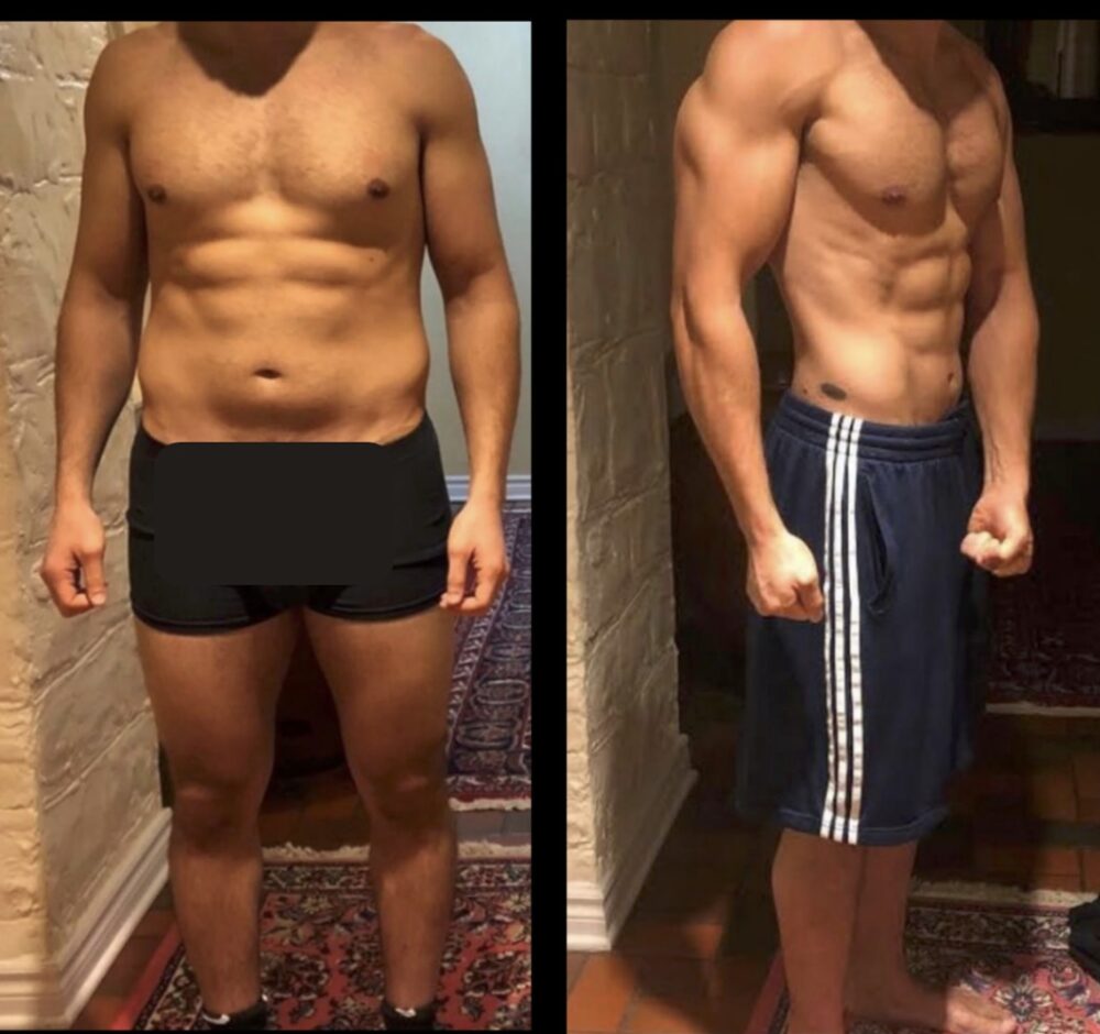Real DeMelo Fitness member before and after transformation