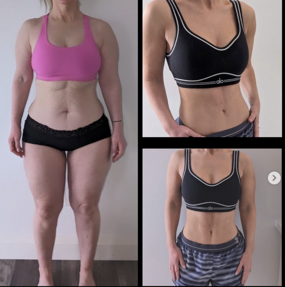 Real DeMelo Fitness member before and after transformation